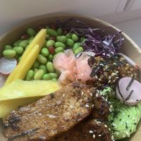 Poke bowl with tempeh (delivery) at Gostilna Vida in Ljubljana