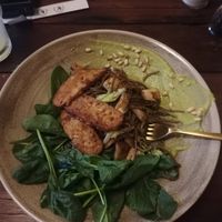 Soba noodles at Gostilna Vida in Ljubljana