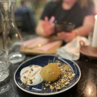 Pear & chocolate dessert  at Gostilna Vida in Ljubljana