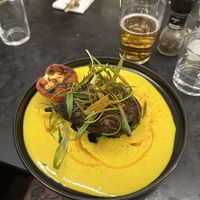 Eggplant with lentils  at Gostilna Vida in Ljubljana