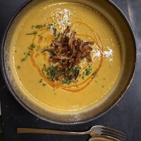 Parsnip & carrot soupp  at Gostilna Vida in Ljubljana