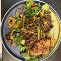 Soba noodles with tempeh  at Gostilna Vida in Ljubljana