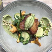 soba noodles with tempeh at Gostilna Vida in Ljubljana