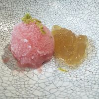 watermelon sorbet  at Sow Vegan in Kowloon