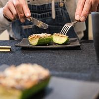 Zucchini  at Sow Vegan in Kowloon