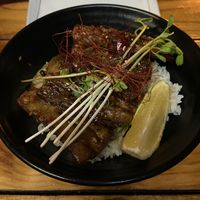 Tempura eggplant  at Zero Fox in Teneriffe