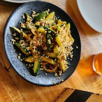 Cucumber salad at Zero Fox in Teneriffe