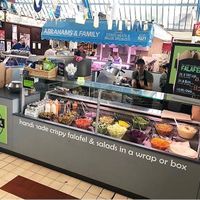 The stall at The Falafel Stall in Swansea