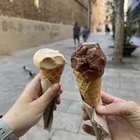   at AMMA Gelato in Barcelona