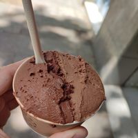 2 pppChocolate ice-creams at AMMA Gelato in Barcelona