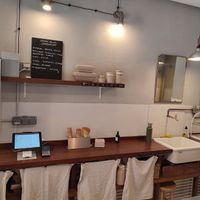 Inside at AMMA Gelato in Barcelona