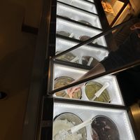 All the flavors  at AMMA Gelato in Barcelona