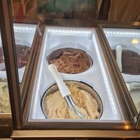 Gianduia and pistachio are a dream!!! at AMMA Gelato in Barcelona