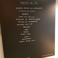 Flavors at AMMA Gelato in Barcelona