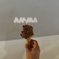 Chocolate hazelnut   at AMMA Gelato in Barcelona