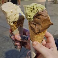 Best ice cream in bcn at AMMA Gelato in Barcelona
