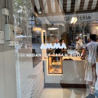 Outside   at AMMA Gelato in Barcelona