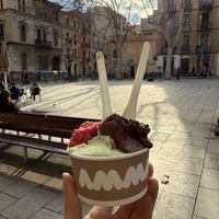   at AMMA Gelato in Barcelona