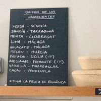 Local  at AMMA Gelato in Barcelona