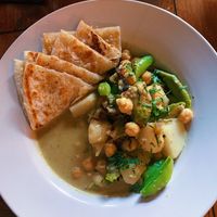 vegetable green curry  at Zoetropolis Cinema Stillhouse in Lancaster