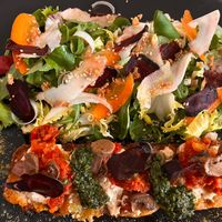 Fougasse toastée (very good!)  at Un Piano dans la Théière in La Rochelle