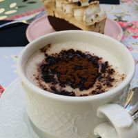 Extra cocoa powder 🤗  at Un Piano dans la Théière in La Rochelle