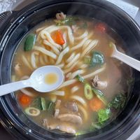 udon noodle soup with vegetables  at Teaism - Lafayette Park in Washington
