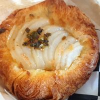 The pear Danish is the bomb at Pom Pom - Adam & Eve Jr in Bendigo