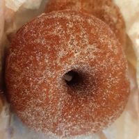 Vegan donuts at Pom Pom - Adam & Eve Jr in Bendigo