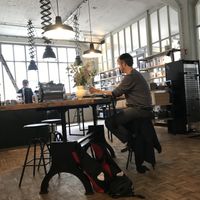 Gorgeous surrounding at WAY Specialty Coffee Roasters in Ghent