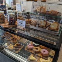 dessert selection, all of them vegan at WAY Specialty Coffee Roasters in Ghent