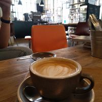 Cappuccino (+50ct for plant-based milk) at WAY Specialty Coffee Roasters in Ghent