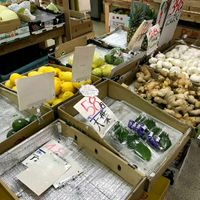 Inside at Yasai Batake - Banana Stand in Okinawa