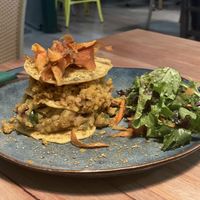 Pancake lentils  at Sunflower Vegetarian Cafe in Mount Lawley