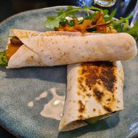 vegan wrap with tempeh  at Sunflower Vegetarian Cafe in Mount Lawley