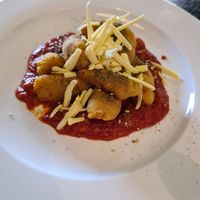 Vegan roasted gnocchi at Sunflower Vegetarian Cafe in Mount Lawley