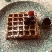 Belgian waffle  at Beetschwester in Muenster