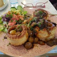 Mushroom Bourguignon at Beetschwester in Muenster