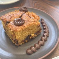 Vegan orange & chocolate cake  at Debby's Good Veggie Food in Barcelona