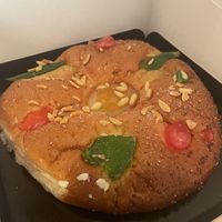 Coca sant joan  at Debby's Good Veggie Food in Barcelona