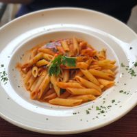 Penne all'arrabiata at Al Piazza in Ascona