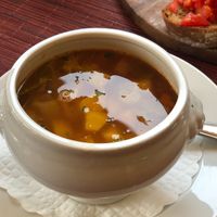 Minestrone at Al Piazza in Ascona