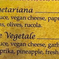 Menu at Steffani in Parnu