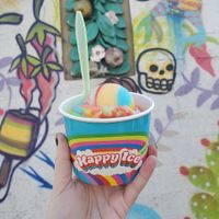 Rainbow Happy Ice 💖 at Happy Ice in Los Angeles