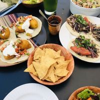 Cauliflower and mushroom tacos 😋 at La Cocina del Zorro in Tijuana