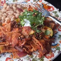 Chilaquiles 🥰 at La Cocina del Zorro in Tijuana