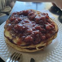 Pancakes! Huge and fluffy and delicious.  at La Cocina del Zorro in Tijuana