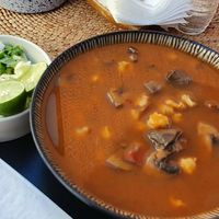 Vegan pozolito 🤤🌿 at La Cocina del Zorro in Tijuana