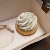 Vanilla rosemary cupcake at Bitchy Vegan Homo in Cleveland