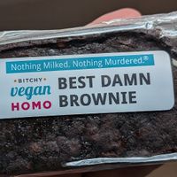 Brownie at Bitchy Vegan Homo in Cleveland